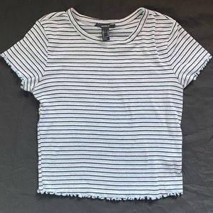 Blue Forever 21 crop top